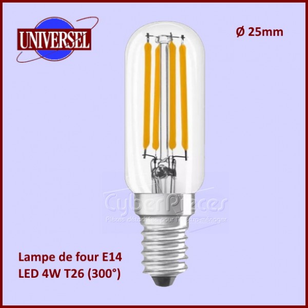 Ampoules de lampe au sel 15w E14 (lot de 4) pour four 300c