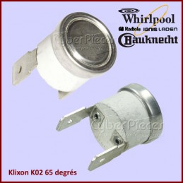 Klixon K02 - 65C NA Whirlpool 481928248198 CYB-011464
