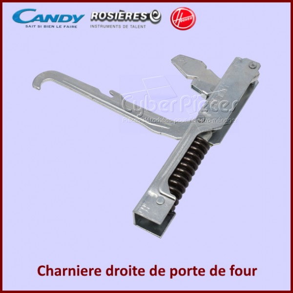 Charniere droite de porte de four Candy 93703924 CYB-133388