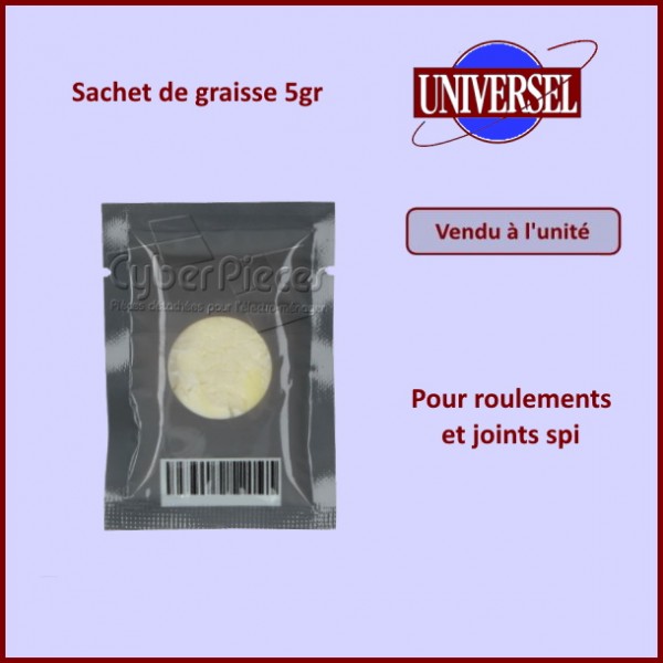 Sachet de 10gr de graisse