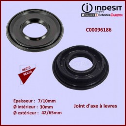 Joint d'axe 30x52/65x7/10mm - Indesit C00096186 CYB-051897
