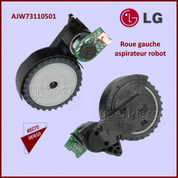 Roue gauche aspirateur LG AJW73110501