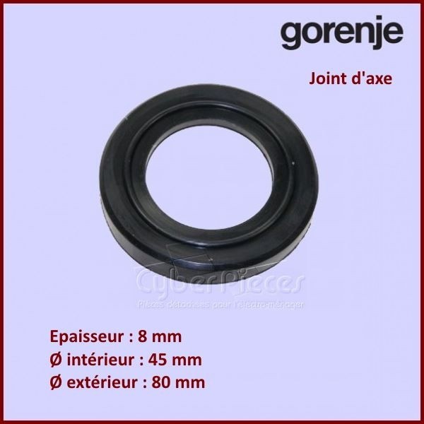 Joint d'axe 80x45x10/11,5mm Haier 0020300341 