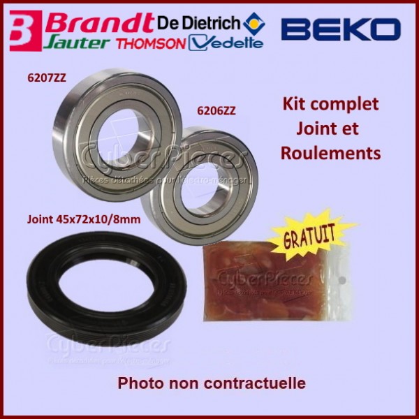 Accessoire pour appareil de lavage Brandt capuchon arriere glissiere pour  lave vaisselle beko ou whirlpool