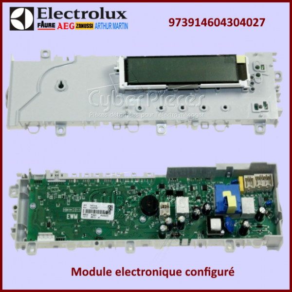 Carte électronique configurée Electrolux 973914604304027 CYB-306515