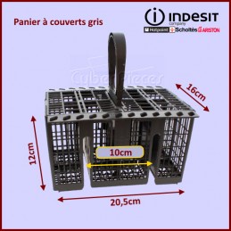 Panier à couverts gris Indesit C00386607 CYB-065450