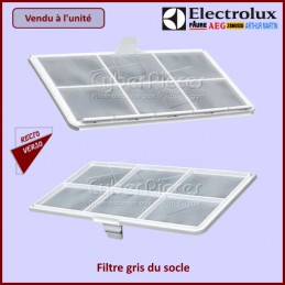 Filtre gris du socle Electrolux 1366344032 CYB-009119