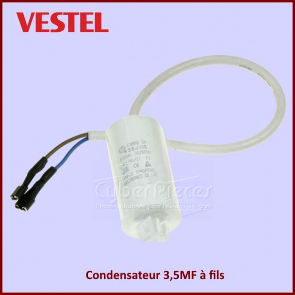 Condensateur 3,5µF (3,5MF) 400V à fils CYB-373777