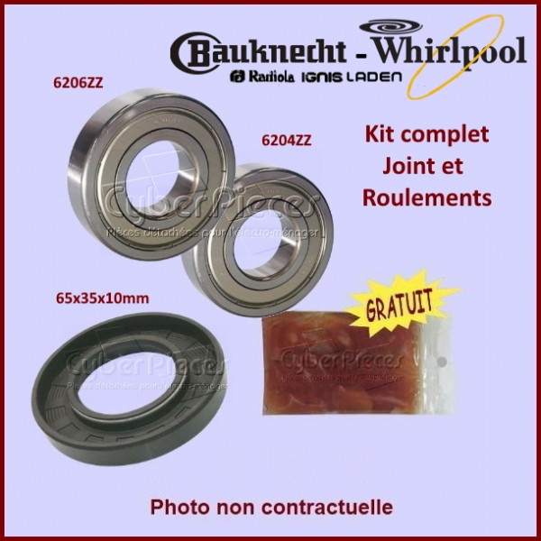 Kit palier pour groupe Whirlpool 481253278017