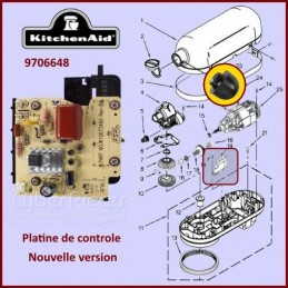 Carte électronique de contrôle de vitesse Kitchenaid 9706648 CYB-031325