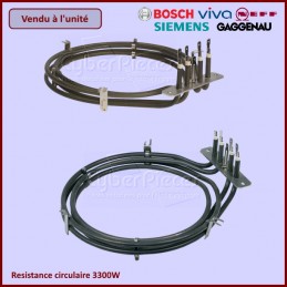 Resistance circulaire 3300W Bosch 00098494 CYB-358972