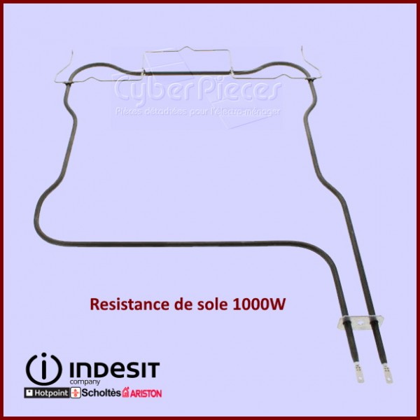 Resistance de sole 1000W Indesit C00526531 CYB-226882