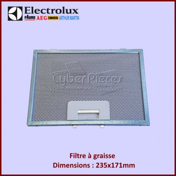 Filtre à graisse Electrolux 50268034001 CYB-213646