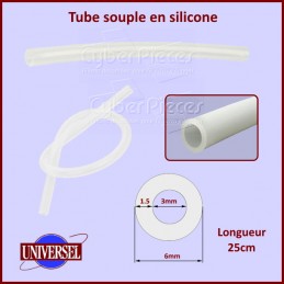 Tuyau souple en silicone 03.0X1.50X255mm CYB-051934