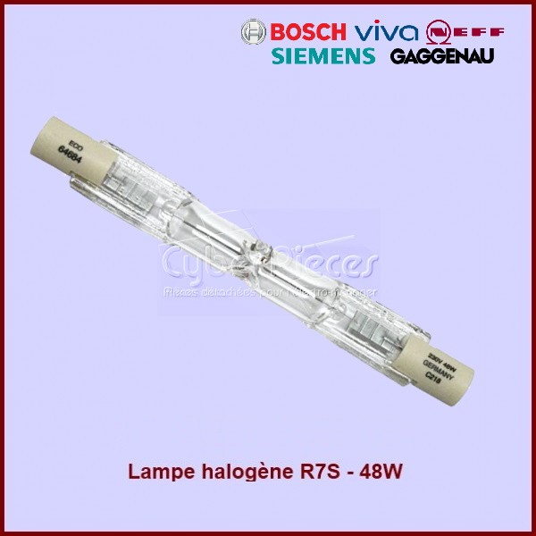 Lampe halogene R7S - 48w - 240v CYB-061810