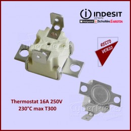 Thermostat 16A 250V 230C max T300 Indesit C00139061 CYB-336451