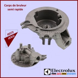 Corps de bruleur semi rapide Electrolux 140014839033 CYB-153256