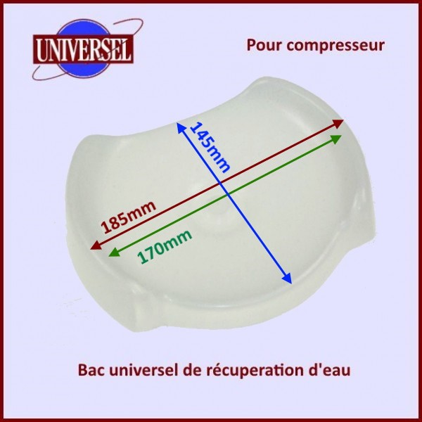 Bac de récupération d'eau