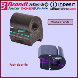 Patin de grille à l'unité Indesit C00538435 CYB-039703