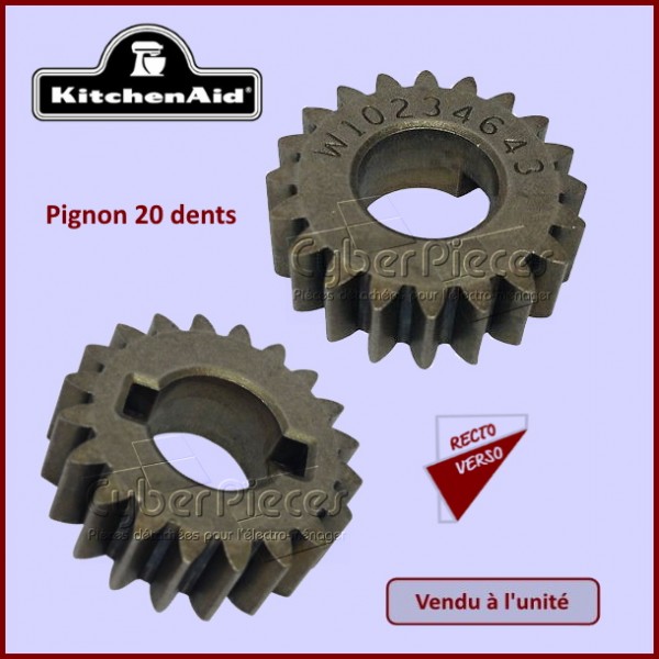 Pignon 20 dents Kitchenaid W10234643 CYB-332460