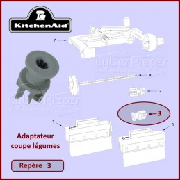 Adaptateur coupe légumes KitchenAid W11133694 CYB-327800