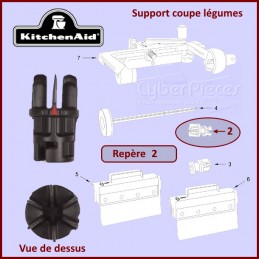 Support pour coupe légumes KitchenAid W11690883 CYB-299602