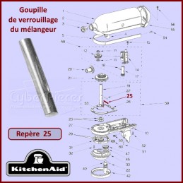 Goupille du planétaire KitchenAid 4159133 CYB-381284