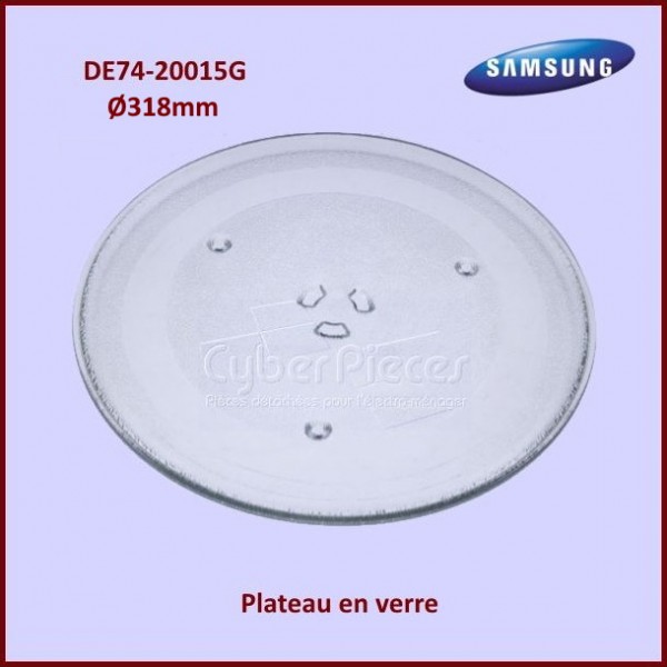 Plateau tournant pour micro-ondes 24,5 cm Verre universel pour micro-ondes  avec 3 supports