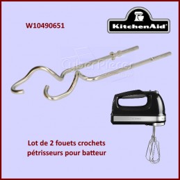 Fouet de batteur RVS Kitchenaid W10490651 CYB-156226