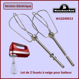 Fouet KHM2B de batteur Kitchenaid W10240913 CYB-340595