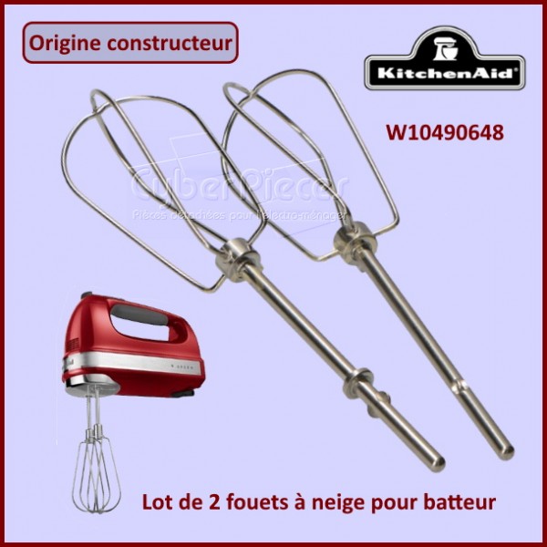 Fouet de batteur Kitchenaid W10490648 CYB-118897