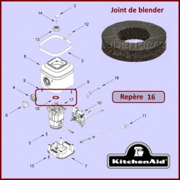 Joint de blender Kitchenaid W11211960 CYB-114639