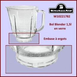 Bol Blender 1,5l en verre Kitchenaid W10221782  WPW10221782 CYB-351515