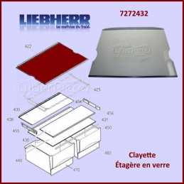 Tablette en Verre Liebherr 7272432 CYB-371162