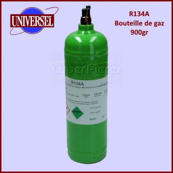 R134A bouteille de gaz de 900gr - Pièces réfrigérateur & congélateur