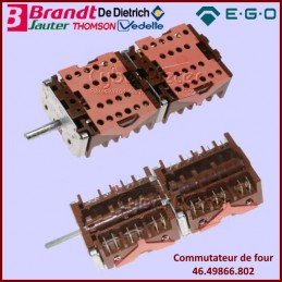 Commutateur de four Ego 4649866802 Brandt 70X2437 CYB-234405