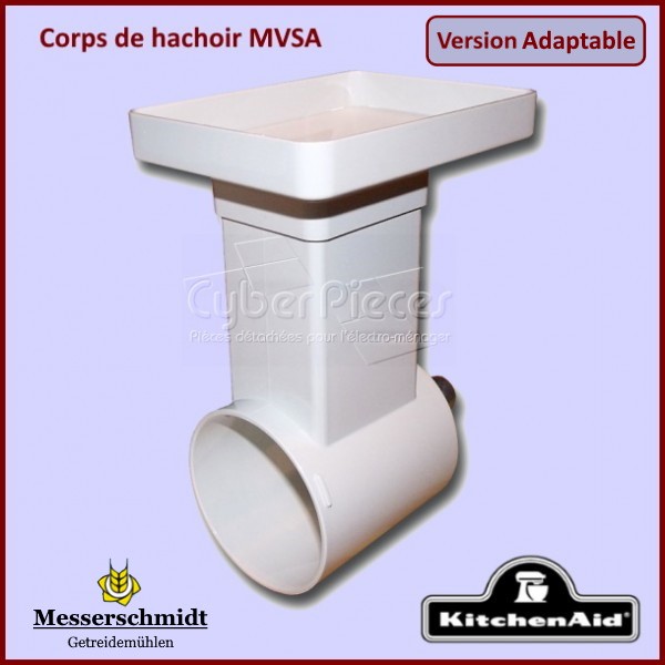 Corps de hachoir MVSA Kitchenaid 25590