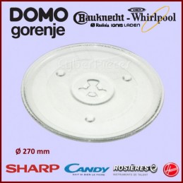 Plateau en verre 270mm DOMO DO232239 CYB-039581