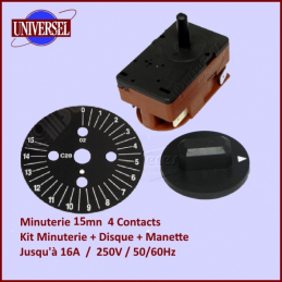 Minuterie 15 MIN. universelle CYB-312516