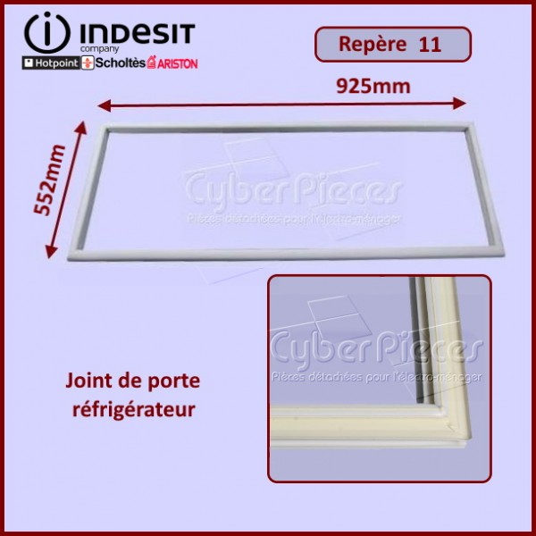 Joints de porte réfrigérateur 552X925mm Indesit C00114662 CYB-054942