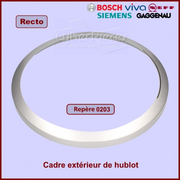 Cadre extérieur de hublot Bosch 00715022 CYB-419192