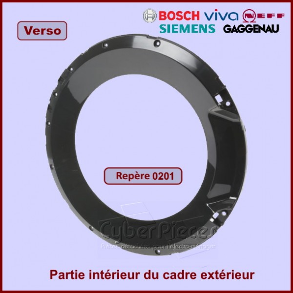 Partie intérieur du cadre de hublot Bosch 00798821 CYB-196581