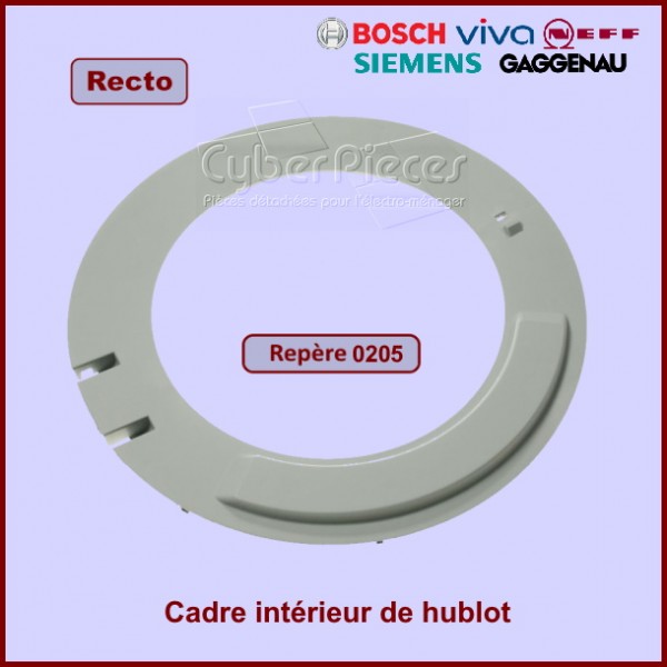 Cadre intérieur de hublot Bosch 20001372 CYB-205238