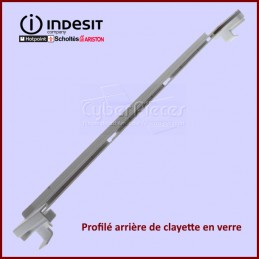 INDESIT - clayette en verre + profil pour réfrigérateur INDESIT