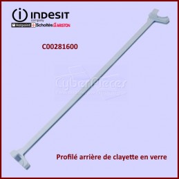 Profilé arrière de clayette Indesit C00281600 CYB-349727