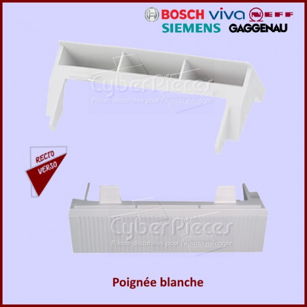 Poignée blanche Bosch 00056219 CYB-007047