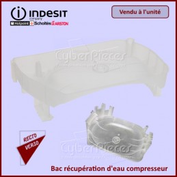Bac récupération d'eau compresseur Indesit C00494619 CYB-014298