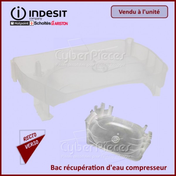 Bac récupération d'eau compresseur Indesit C00494619 CYB-014298