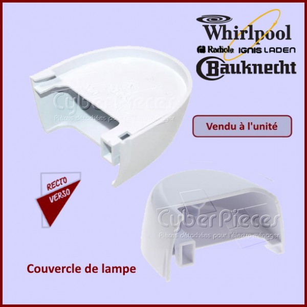 Couvercle de lampe Whirlpool 481246228545 CYB-195553