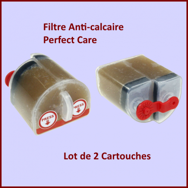 CALOR Cassettes anticalcaire XD9060E0 Lot de 2 cartouches anti calcaire